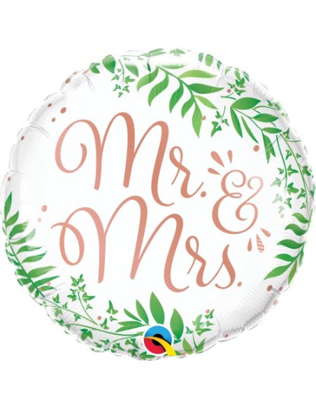 Balão FOIL Mr & Mrs 46cm