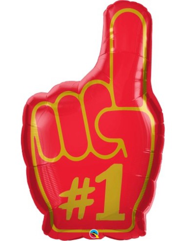 Balão FOIL Dedo Number 1 94cm