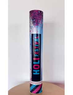 Canhão Confettis e Fumo Azul 40 cm