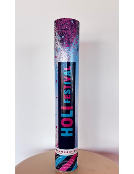 Canhão Confettis e Fumo Azul 40 cm