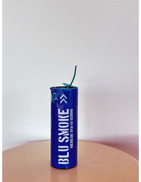 Pote de Fumo Azul com Rastilho