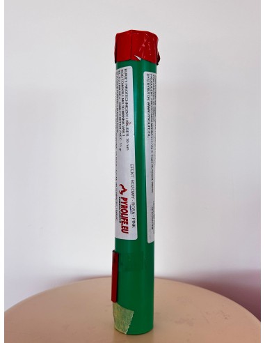 Disparo de Fumo Rosa com Rastilho