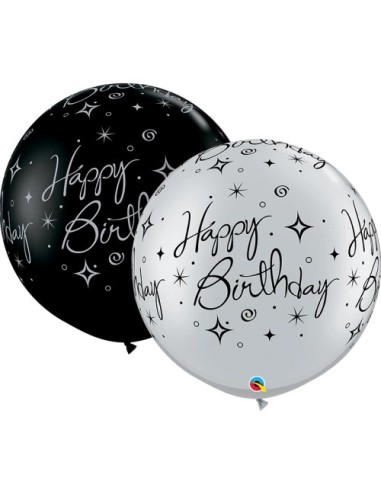 Bday Sparkles & Swirls-A-RND 2 uni. 30' ROUND