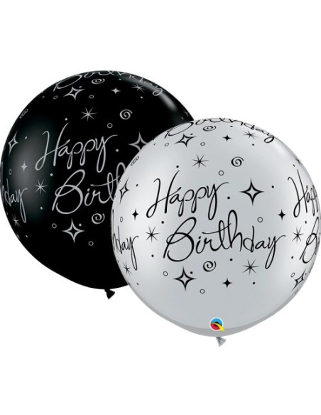 Bday Sparkles & Swirls-A-RND 2 uni. 30' ROUND
