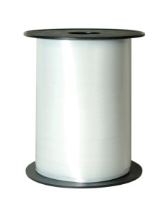 BALLOON RIBBON WIDE WHITE 15 MM X 100 M