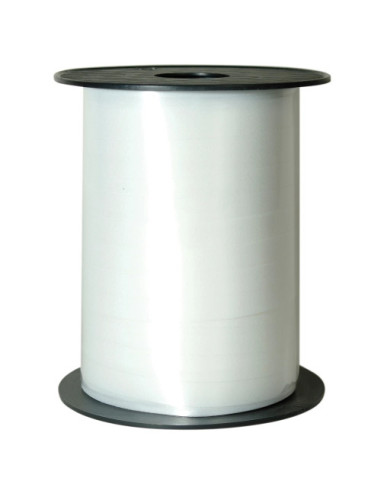 BALLOON RIBBON WIDE WHITE 15 MM X 100 M
