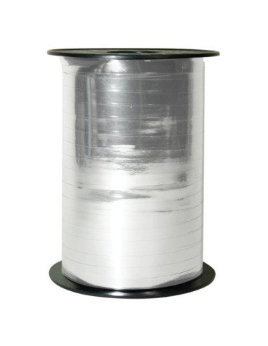 BALLOON RIBBON METALLIC SILVER 5 MM X 230 M