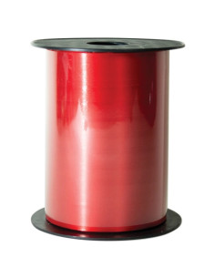 BALLOON RIBBON WIDE BRIGHT RED 15 MM X 100 M