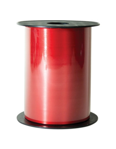 BALLOON RIBBON WIDE BRIGHT RED 15 MM X 100 M