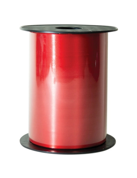 BALLOON RIBBON WIDE BRIGHT RED 15 MM X 100 M