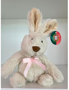 Ursinho de Peluche com Lacinho Cor de Rosa