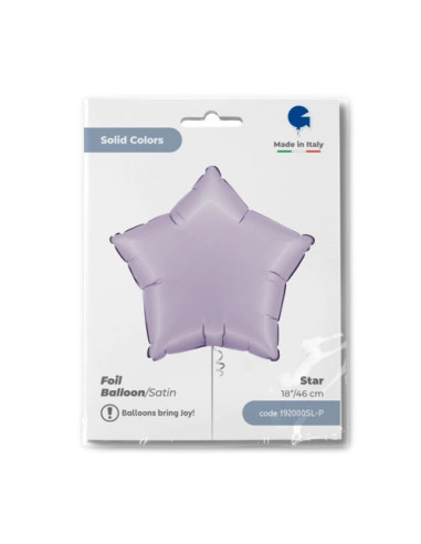 Balão Foil Estrela Violeta 46cm