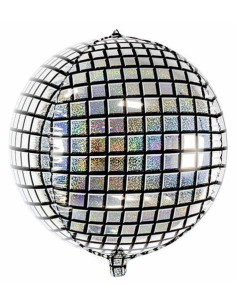 Balão FOIL Bola de Espelhos Discoteca 22"