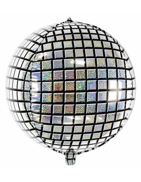 Balão FOIL Bola de Espelhos Discoteca 22"