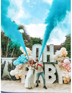 Extintor de fumo azul para revelação 2