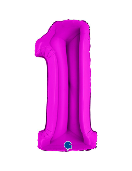 Balão FOIL N°1 Roxo 102cm