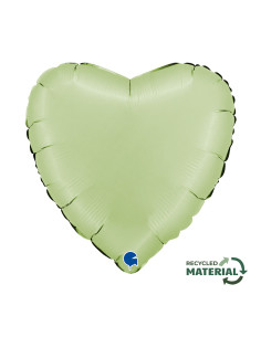 Balão FOIL Coração Olive Green 46cm