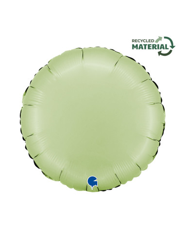 Balão FOIL Redondo Olive Green 46cm