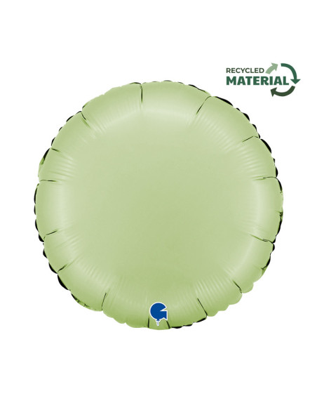 Balão FOIL Redondo Olive Green 46cm