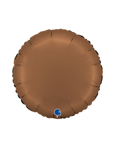 Balão FOIL Redondo Chocolate 46cm