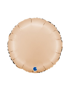 Balão FOIL Redondo Satin Nude 46cm