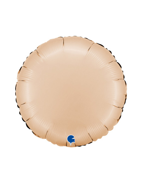 Balão FOIL Redondo Satin Nude 46cm