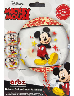 Balão Mickey Mouse Clear Balloon