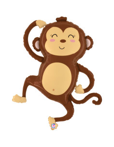 Balão FOIL Macaco da Selva 104cm
