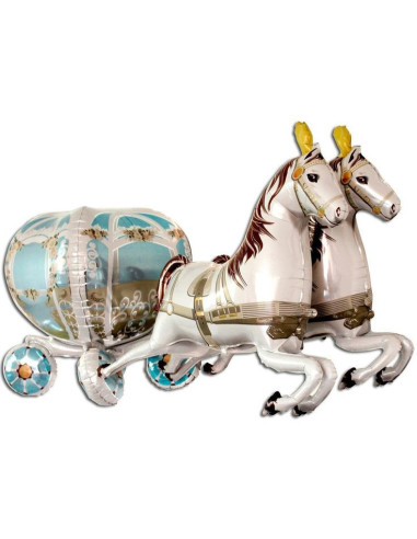 Balão FOIL Carruagem de Casamento 190cm
