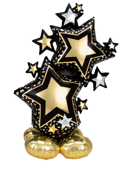Balão FOIL Estrelas 86cm x 149cm