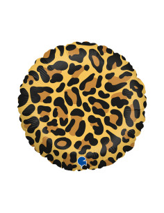 Balão FOIL Pele de Leopardo 46cm